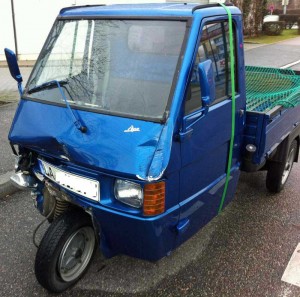 Meine Ape - ein trauriger Anblick