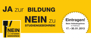 NEIN zu Studiengebühren
