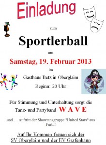 SV Oberglaim Faschingsball