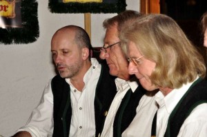 Gesungen wurde natürlich auch