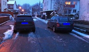 Intilligentes Parken ? Davon sind wir hier weit entfernt!