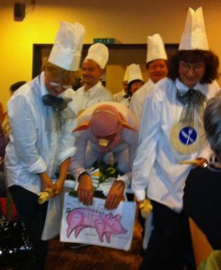 Die lustige Einlage der Gäste aus Mattarello kam sehr gut an.