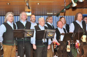 Die Hockerbersänger in Aktion