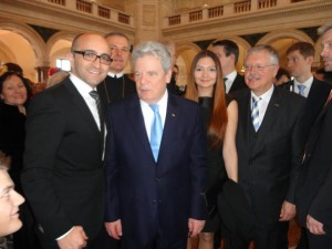 Hasan Kiskanc mit Bundespräsident Joachim Gauck